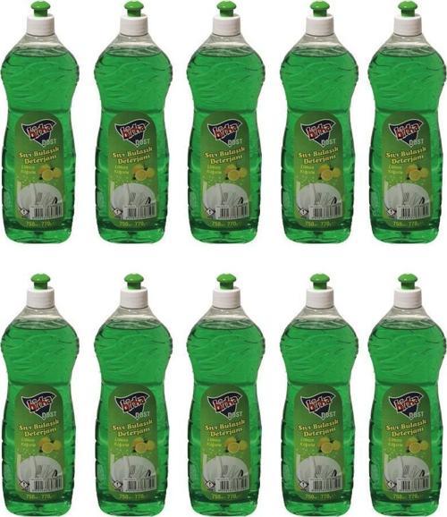 Limon Kokulu Sıvı Bulaşık Deterjanı 750 ml. x 10 adet