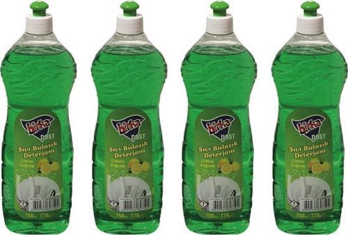 Limon Kokulu Sıvı Bulaşık Deterjanı 750 ml. x 4 adet
