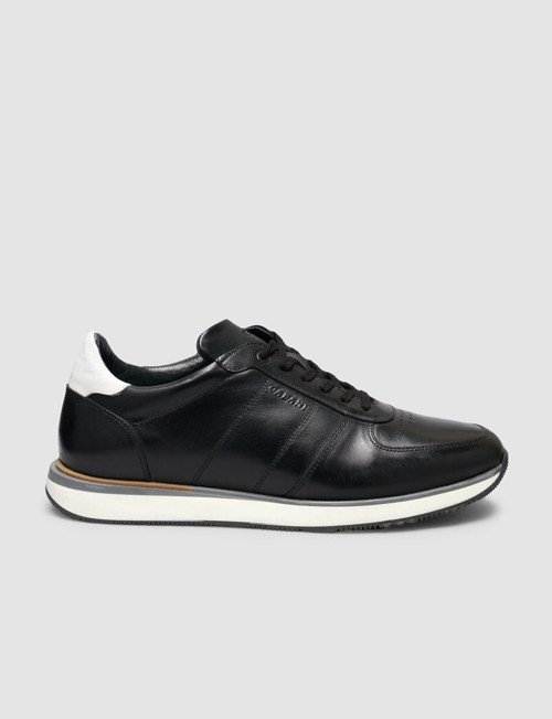 Lorazao Cabani Hakiki Dana Deri Erkek Sneaker Light Tabanlı Konfor Ayakkabı