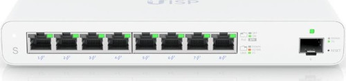 UBNT UISP-S - UISP Switch 8 Port 24V 110W PoE Yönetilebilir Switch
