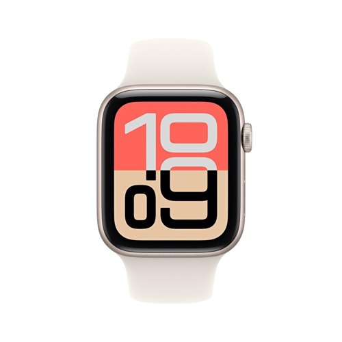 Watch SE 3 GPS + Cellular 44mm Yıldız Işığı Alüminyum Kasa ve Yıldız Işığı Spor Kordon - S/M