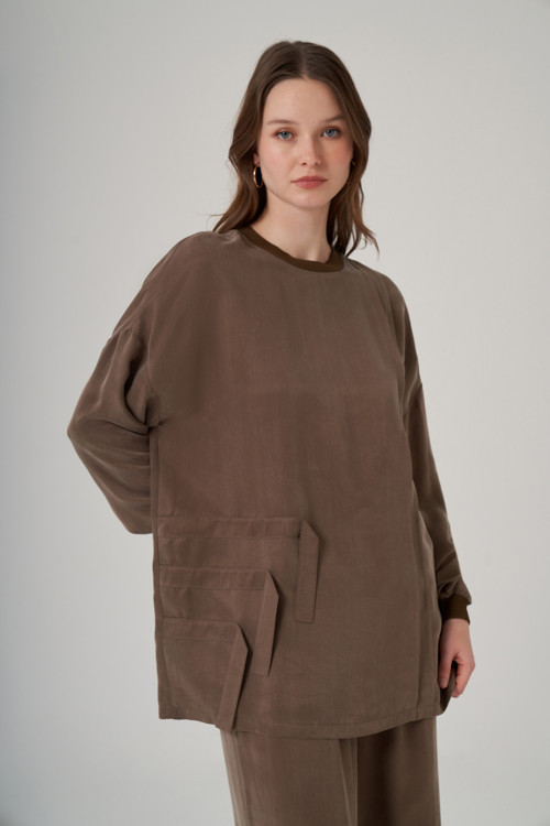 Cupra Tunik Pantolonlu 1039 Vizon