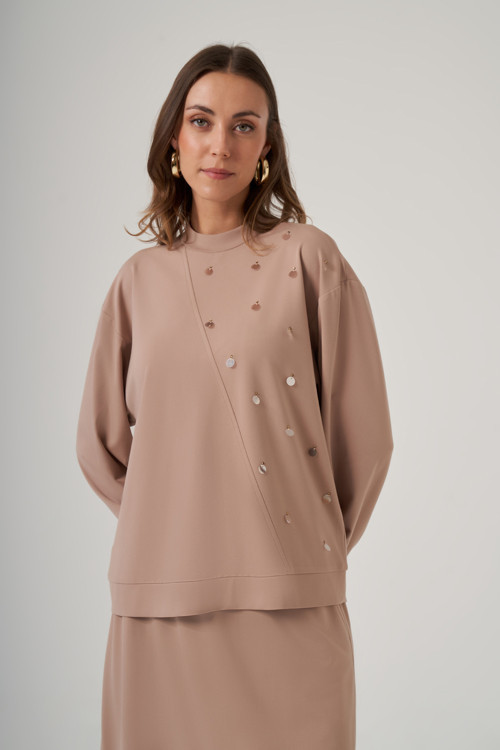 Pul Detay Etekli Takım 1078 Camel