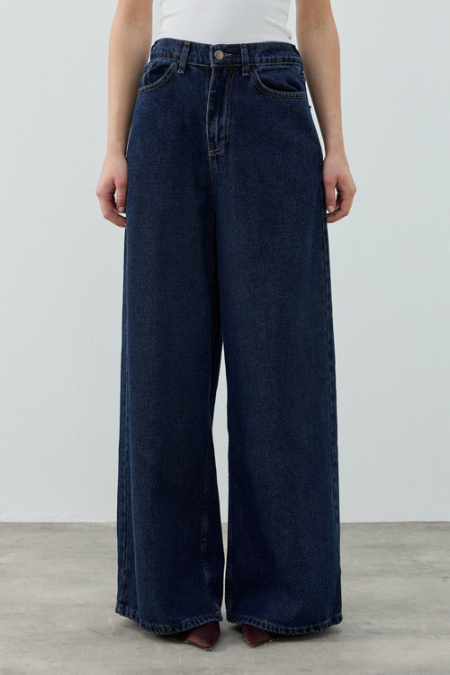 Merwish Salaş Denim Pantolon 1690 Lacivert