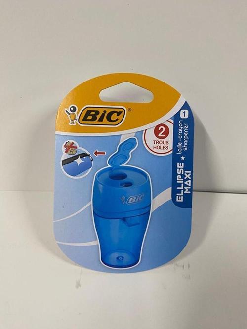 Maxi Ellipse Kapak İkili Kalemtıraş Blister 9505181 (Karışık Renk 1 Adet)