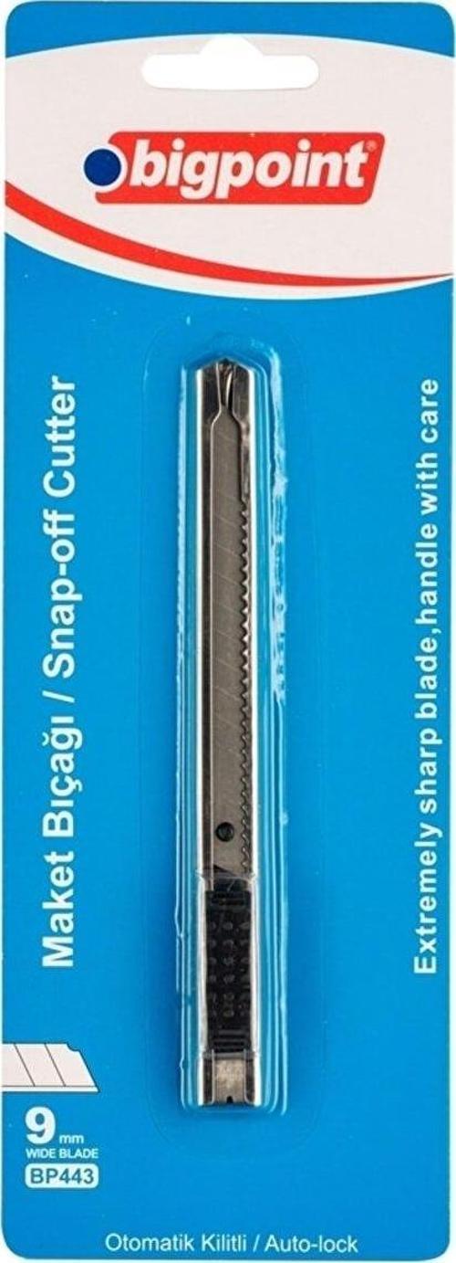 Maket Bıçağı Dar Metal Cep Tipi Bp443 (24 Lü Paket)