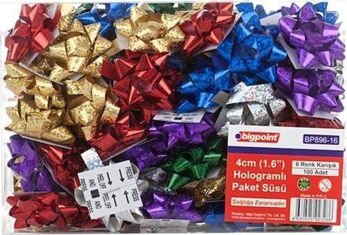 Paket Süsü Hologram 1.6" Bp896-16 (100 Lü Paket)