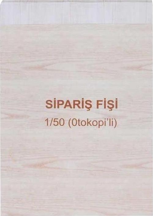 Sipariş Fişi 1/50 2 Nüsha Otokopili 4213 (12 Koçan)