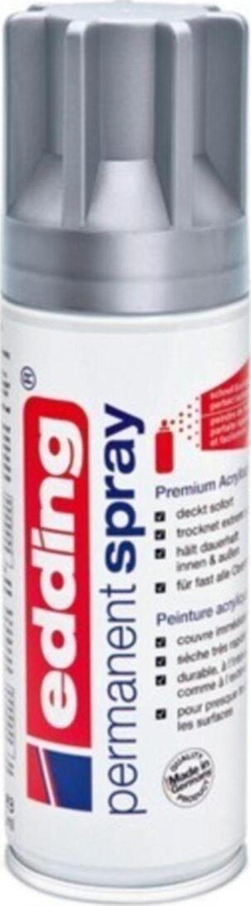 Permanent Akrilik Spray Boya Silver Mat 923 ED5200923