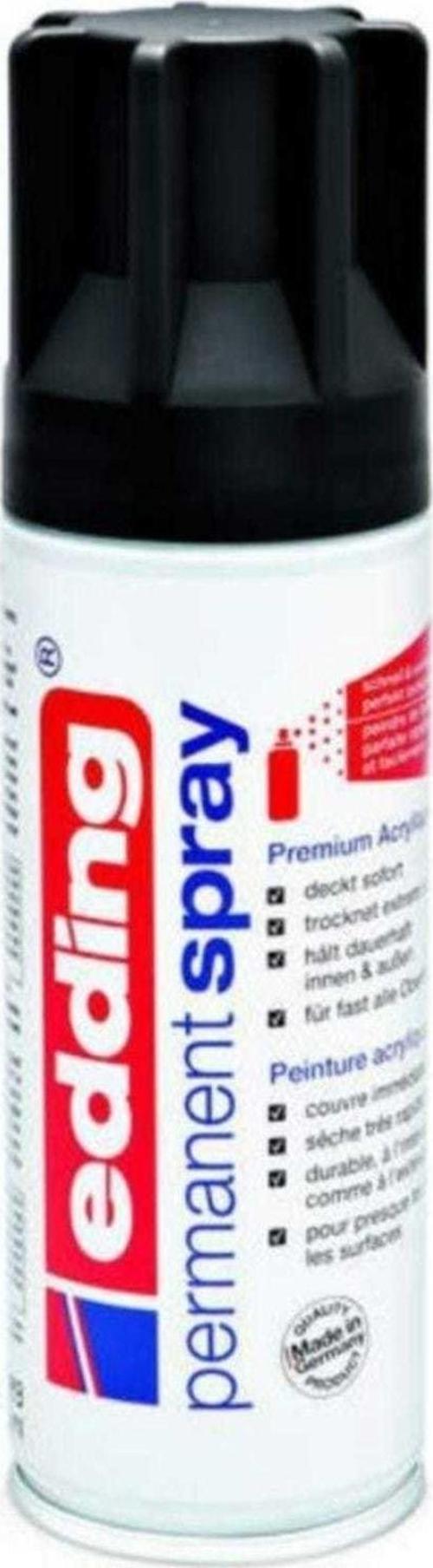 Permanent Akrilik Spray Boya Siyah Mat 901 ED5200901
