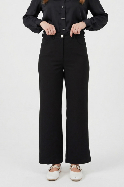 Bol Paça Pantolon 16134 Siyah