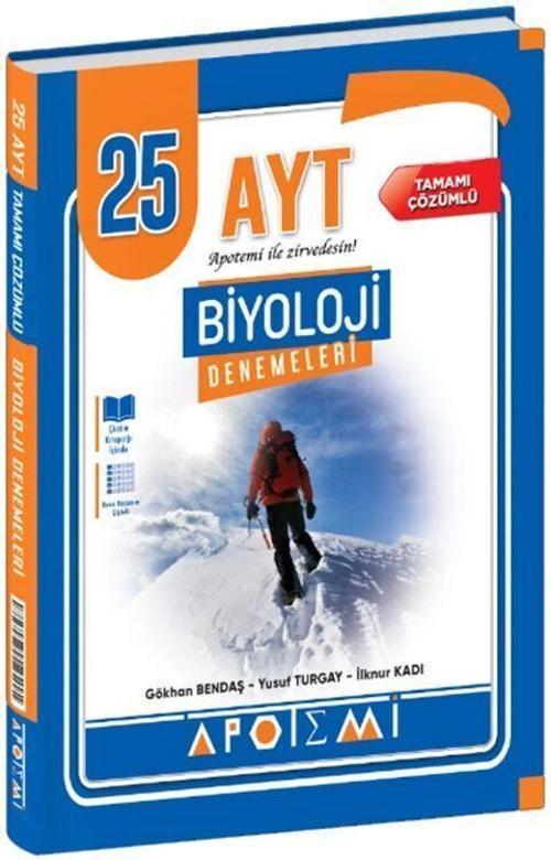 AYT Biyoloji 25 li Deneme Apotemi Yayınları