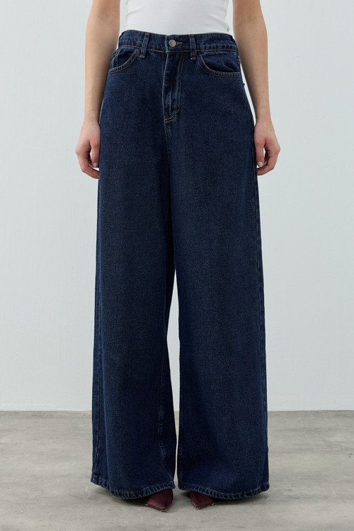 Merwish Salaş Denim Pantolon 1690 Lacivert