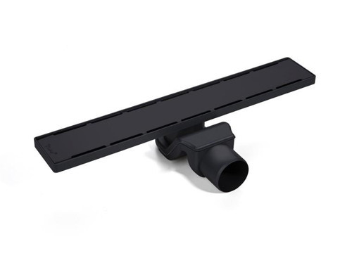 LİNE/4E 40CM PLAIN IZGARALI DUŞ KANALI SİYAH