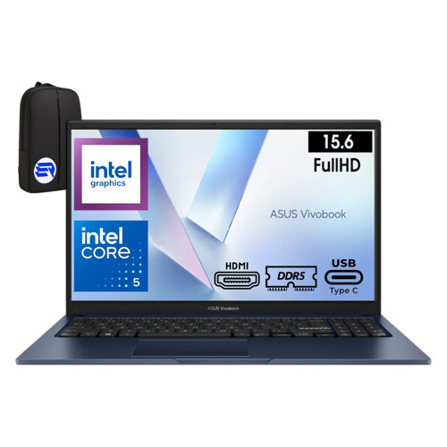 Vivobook 15 X1504VA-BQ5382WEP11 Core 5 120U 16GB Ram 1tb SSD Windows 11 Home 15.6'' + Elektropasaj Çanta