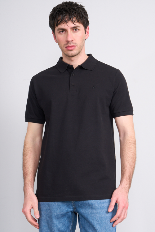 Çetinkaya Chester Polo 2742 Polo Yaka Regular Pike T-shirt Siyah