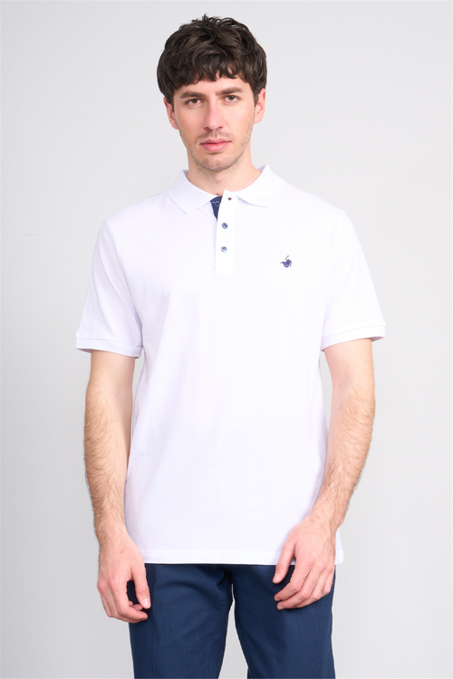 Çetinkaya Chester Polo 3047 Polo Yaka Regular Pike T-shirt Beyaz