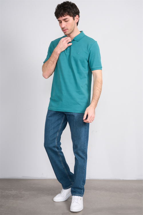 Çetinkaya Chester Polo 2742 Polo Yaka Regular Pike T-shirt Petrol