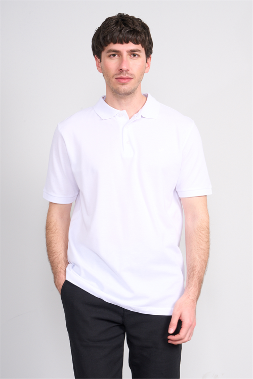 Çetinkaya Chester Polo 2742 Polo Yaka Regular Pike T-shirt Beyaz