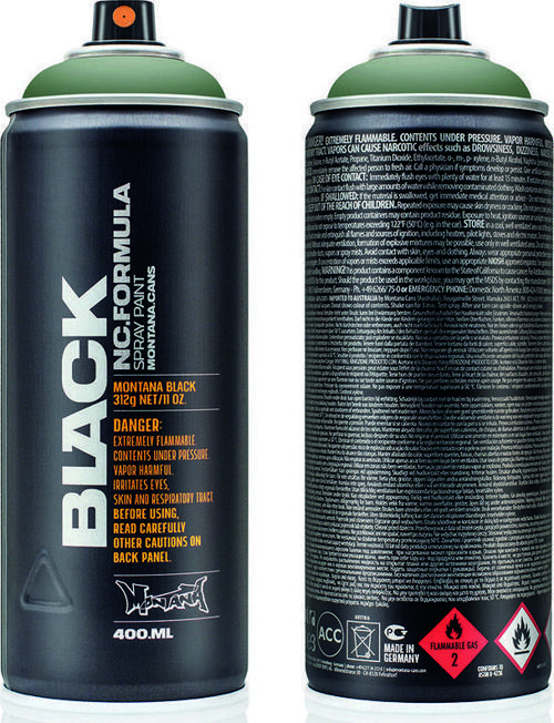 Black Sprey Boya 400ml Storm BLK6530