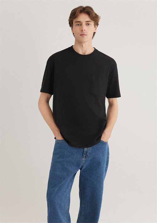 M066248-900 Siyah Erkek T-Shirt