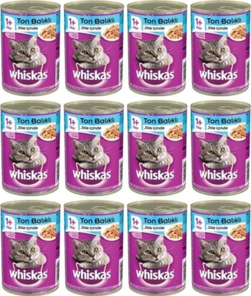 Ton Balıklı Konserve Yetişkin Kedi Maması 12 x 400 G