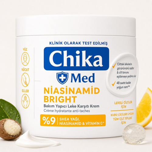 Chika Med + Niasinamid Leke Karşıtı Nemlendirici Bakım Kremi 400 ML