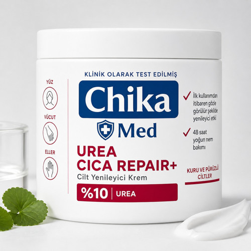 Chika Med + Urea Cilt Yenileyici Nemlendirici Krem 400 ML