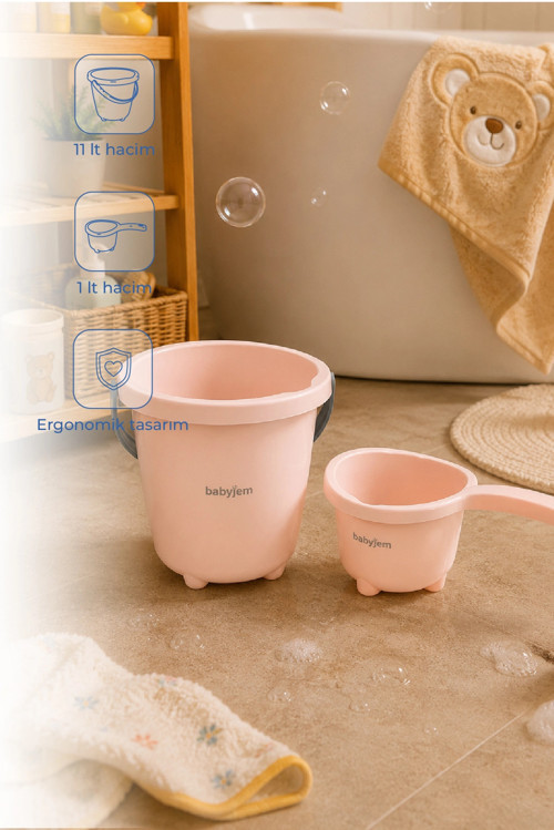 Elegant Kova & Maşrapa Set Pembe