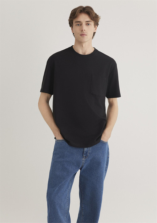 M066248-900 Siyah Erkek T-Shirt