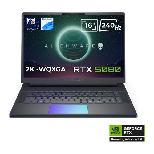 Alienware 16 Area-51 AA16250 Ultra 9 275HX 64 GB Ram 2 Tb SSD 16GB RTX5080 175W 240Hz Windows 11 Ingilizce Klavye K42