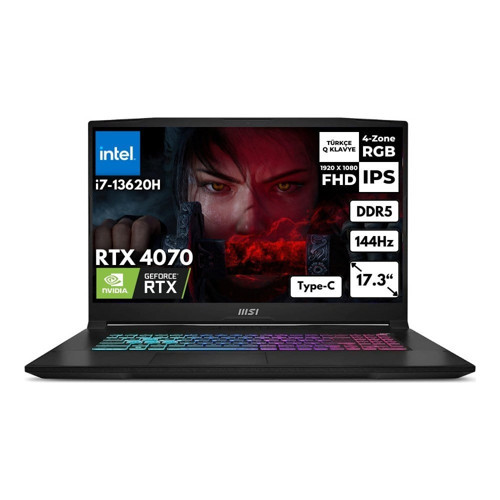 Thın 15 B13UC-3074XTR Intel Core I5 13420H 48 GB Ram 1 Tb SSD RTX3050 15.6" Fhd 144Hz Windows 11 Pro K34