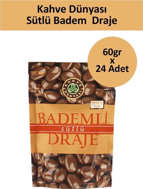 SÜTLÜ BADEM DRAJE 60 GR x 24 Adet
