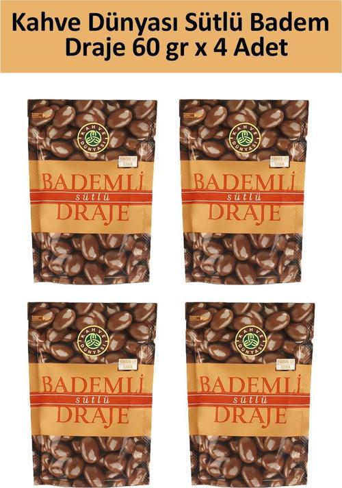 SÜTLÜ BADEM DRAJE 60 GR x 4 Adet