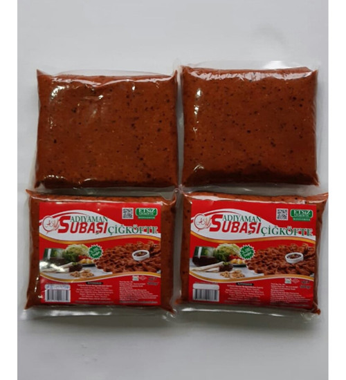 4 Adet 500gr. Vakumlu Çiğköfte