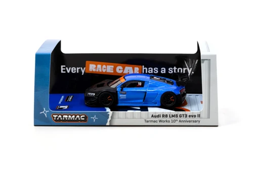 1:64 Audi R8 LMS GT3 Evo II 10th Anniversary Diecast Model Araba2