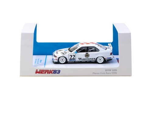 Werk83 1:64 BMW 320i Macau Guia Race 1996 #22 Diecast Model Araba