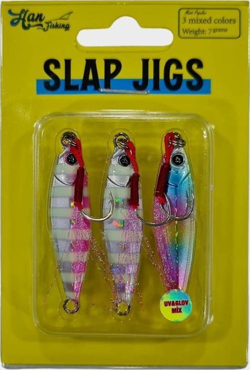 Slap Jigs Uv&Glow Mix 7gr LRF Jig Yem