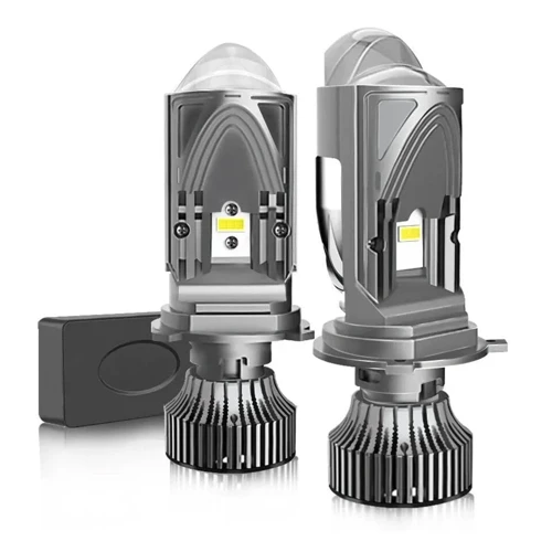 Led far ampulü beyaz H4 50w 12v-60v 22000Lm csp chip lens / LAAM979-1