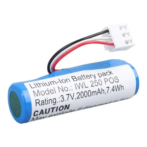 Efcell Iwl250 3.7 Volt 2000Mah 18650 Lityum Lı-Ion Pos Terminal Pili (12X7Mm 3 Pin Soketli)