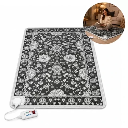 Ty-1*2 859W 100X200Cm Isıtmalı Pad Halı - Dijital Termostatlı Karbon Kristal Teknolojisi