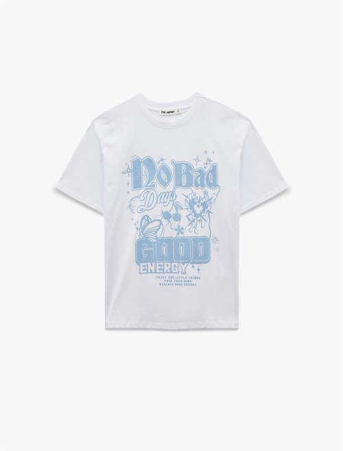 Y26 6Sal10077Ik 010 Ekru Kadın Jersey Kısa Kol T-shirt