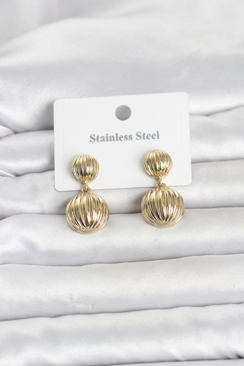 Gold Renk Vintage Model Kadın Küpe - EBJ260516W42241