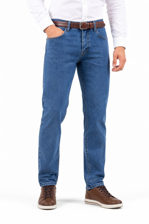 Erkek Regular Fit Jeans Pantolon 320 BGL-ST05452