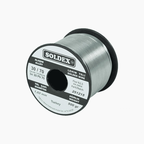 1.6 mm 500 gr Lehim Teli Sn30 Pb70