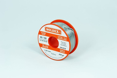 1.6 mm 200 gr Lehim Teli Sn40 Pb60