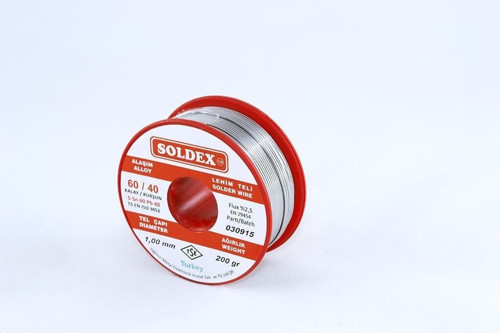 1.0 mm 200 gr Lehim Teli Sn60 Pb40