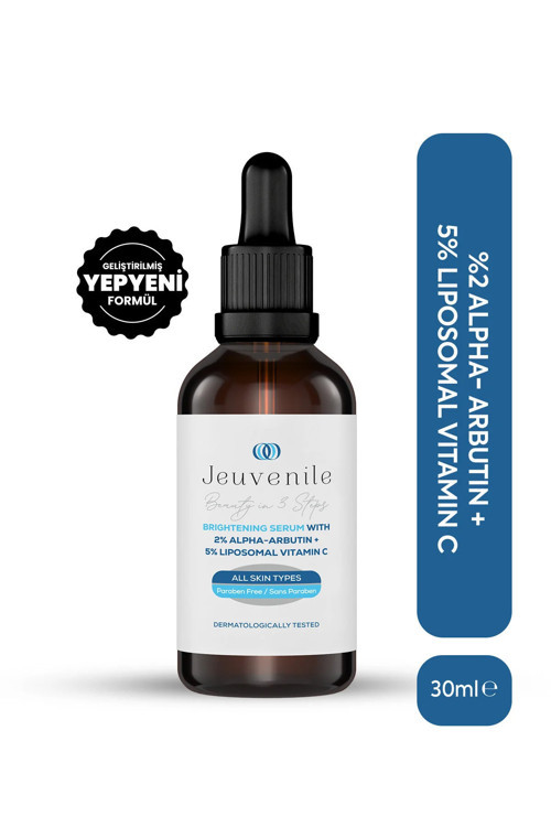 Leke Karşıtı & Ton Eşitleyici (Alfa Arbutin + Liposomal C Vitamini + Hyalüronik Asit) 30 ml