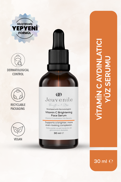 Aydınlatıcı ve Leke Karşıtı C Vitamini Yüz Serumu 30 ml