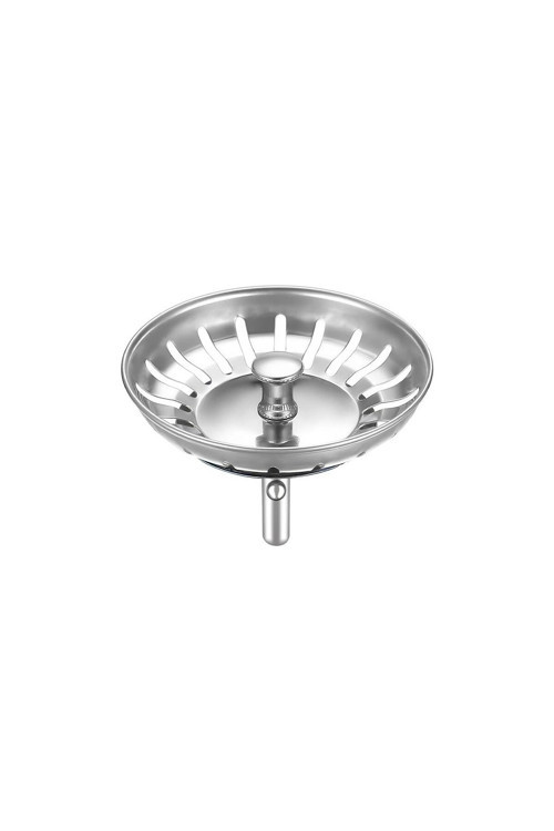 Özbest Çöpmak Paslanmaz Evye Mutfak Lavabo Sifonu | Gider Metal Tıpa Süzgeci